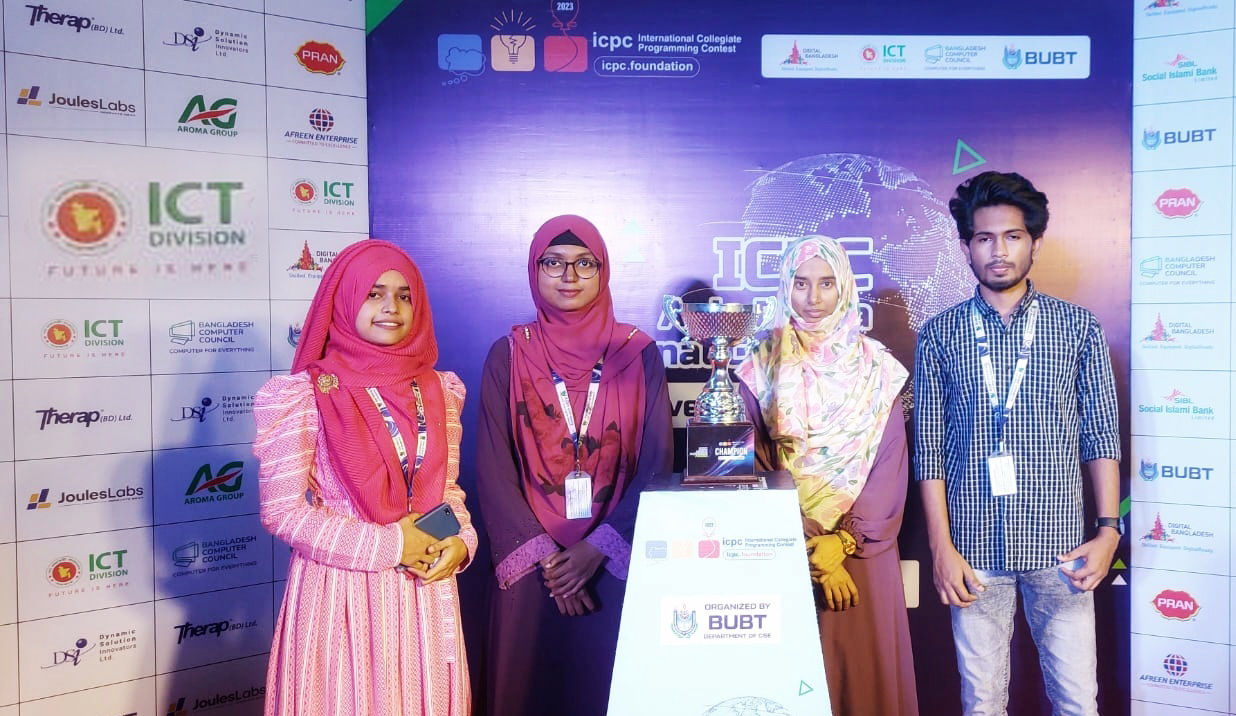 Department of CSE team of Asian University of Bangladesh participated in ICPC (International Collegiate Programming Contest) Asia Dhaka Regional Contest - 2023