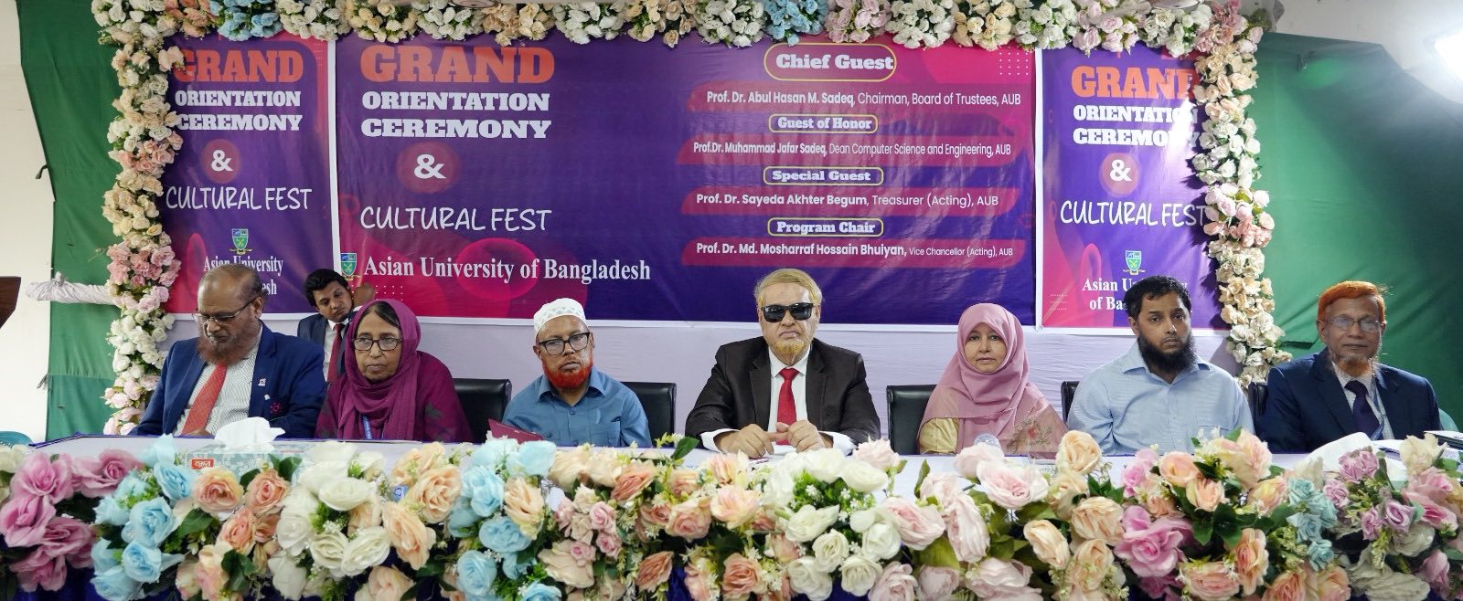 Today at the Asian University of Bangladesh, we successfully organized the Orientation Ceremony for our newly admitted students.