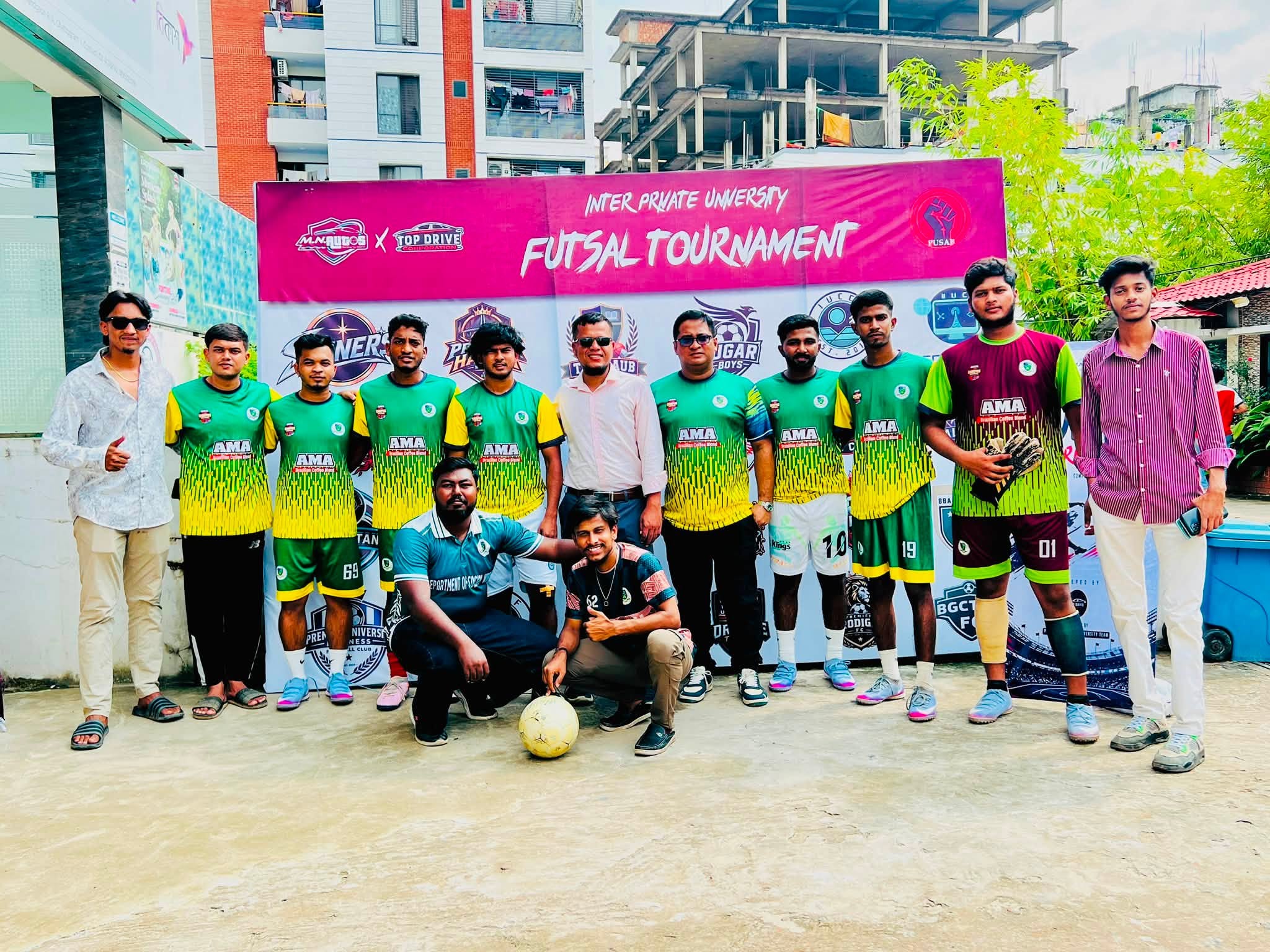 Congratulations to Premier Prodigies on becoming the champions of the Inter Private University Futsal Tournament 2026. It was a pleasure for Team AUB to share the court with such a competitive side in what turned out to be an exciting and memorable encoun