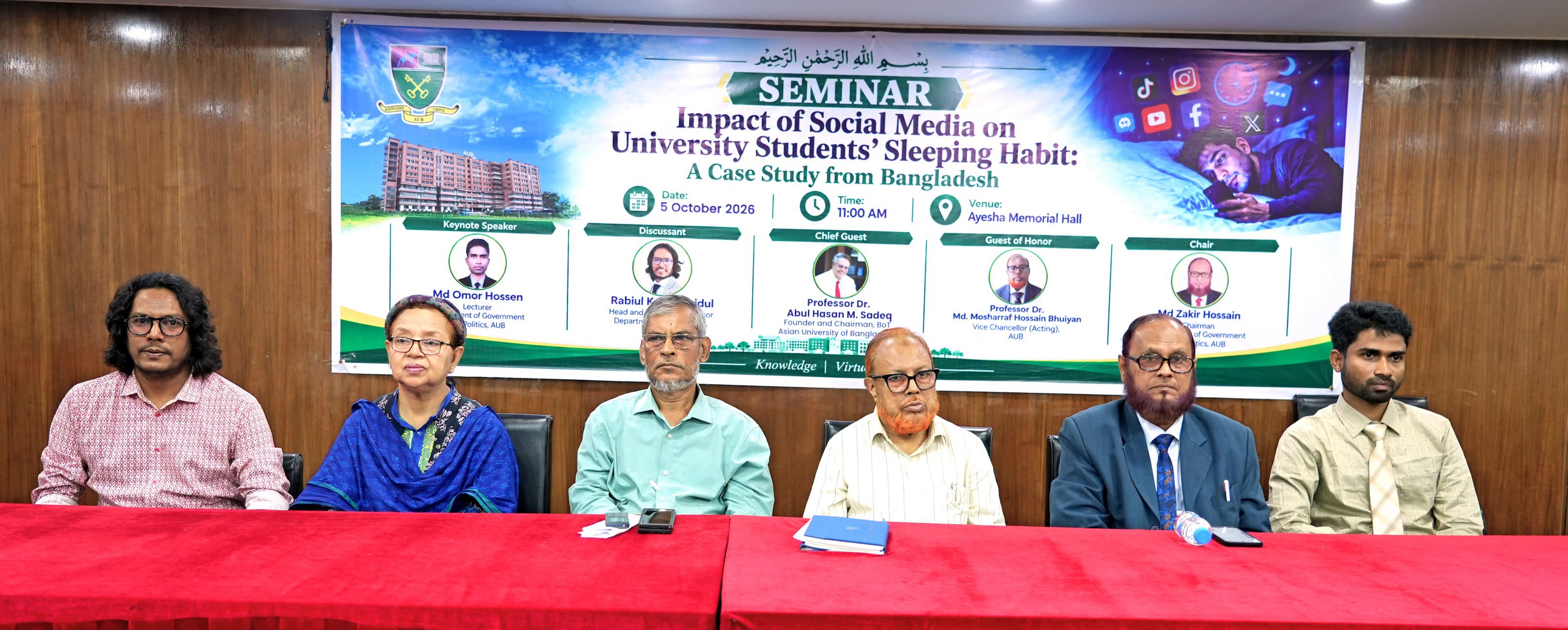 SEMINAR Impact of Social Media on University Students' Sleeping Habit: A Case Study from Bangladesh