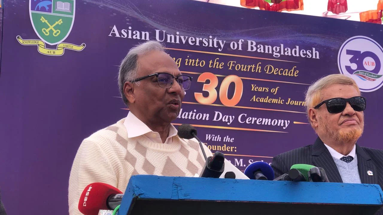 Mahmudur Rahman, Editor of the Daily Amardesh, reflected on the legacy, visionary leadership, and lifelong contributions of the Founder, Professor Dr. Abul Hasan M. Sadeq, that have established the University as a distinguished center of excellence.