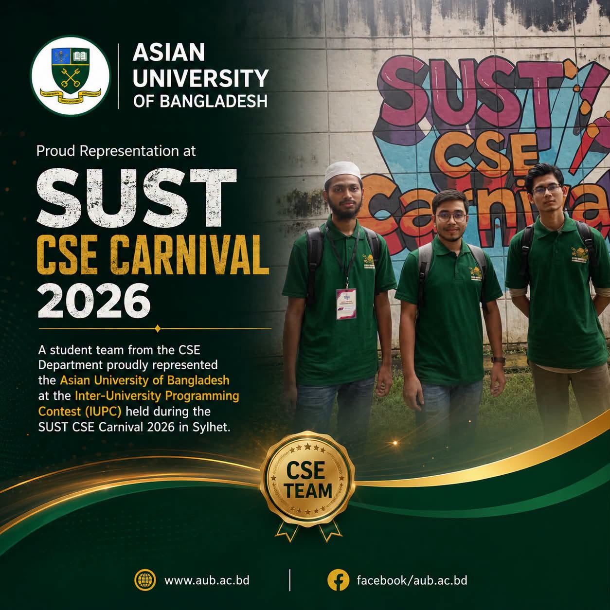 Congratulations to our CSE Team! 🎉 image