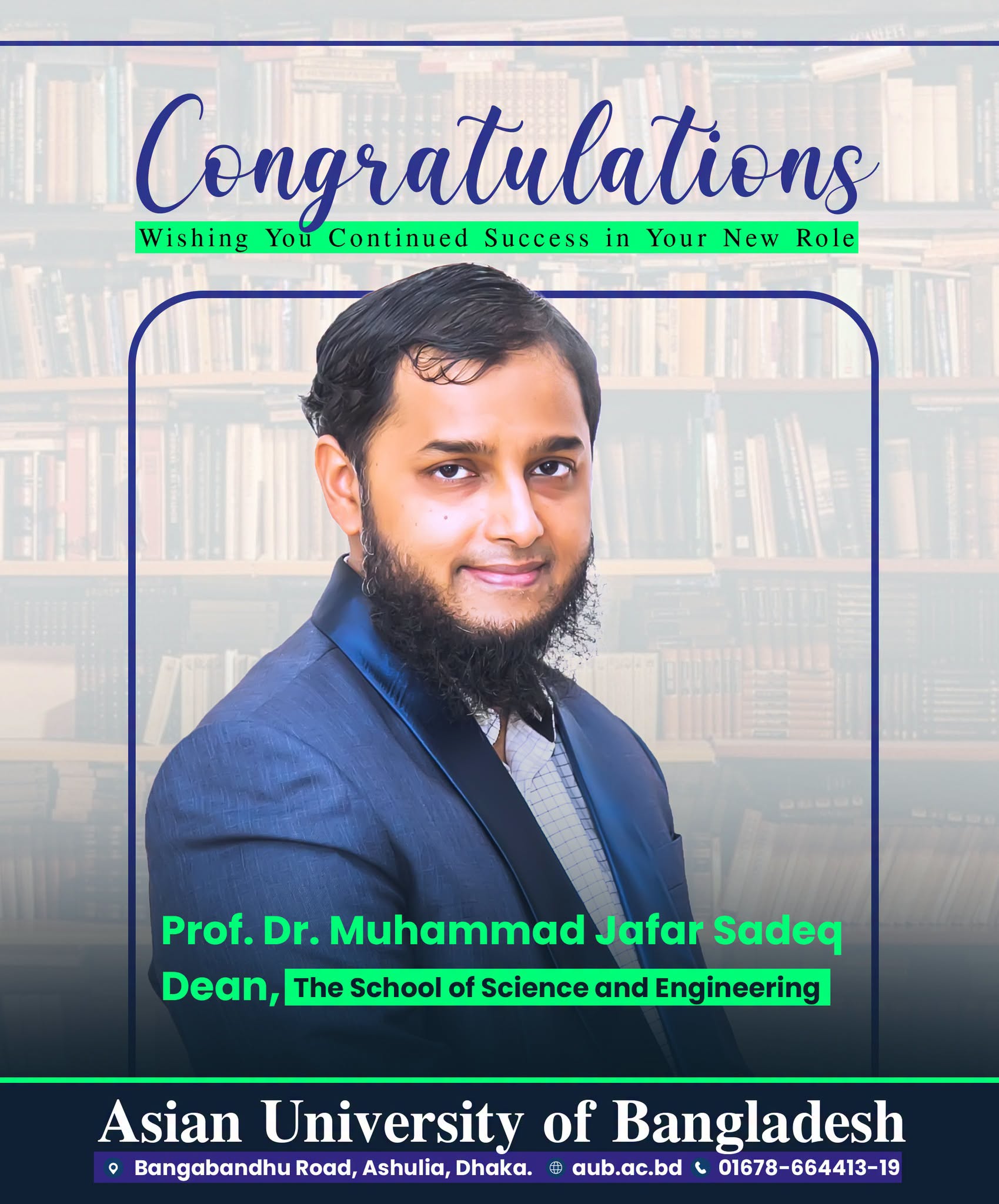 Wishing you continued success and excellence in your new role. image