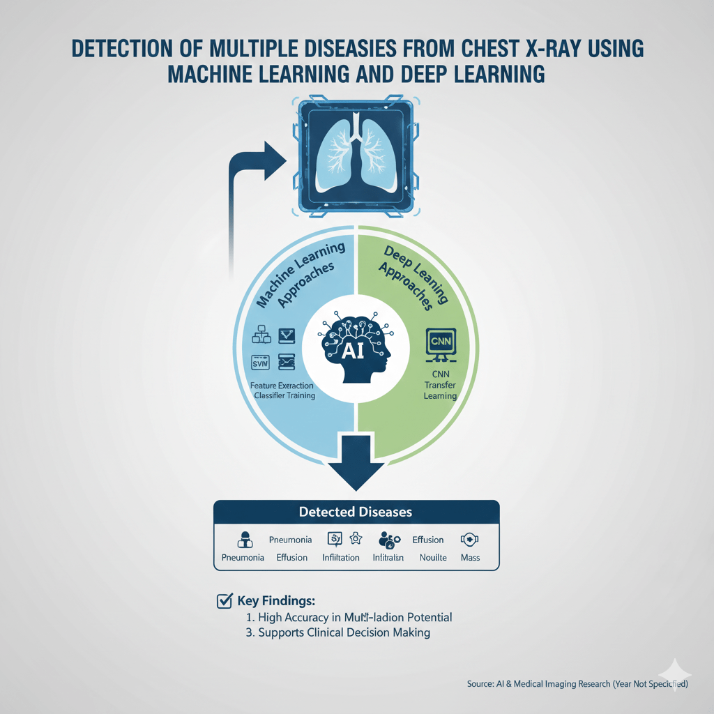 Detection of Multiple Diseases from Chest X-Ray Using Machine Learning and Deep Learning Approaches image