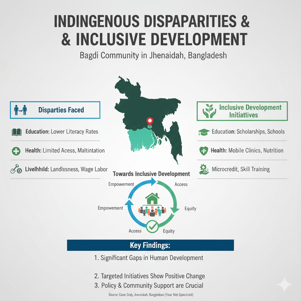 Indigenous disparities and inclusive development: A case study of the Bagdi community in Jhenaidah District, Bangladesh image