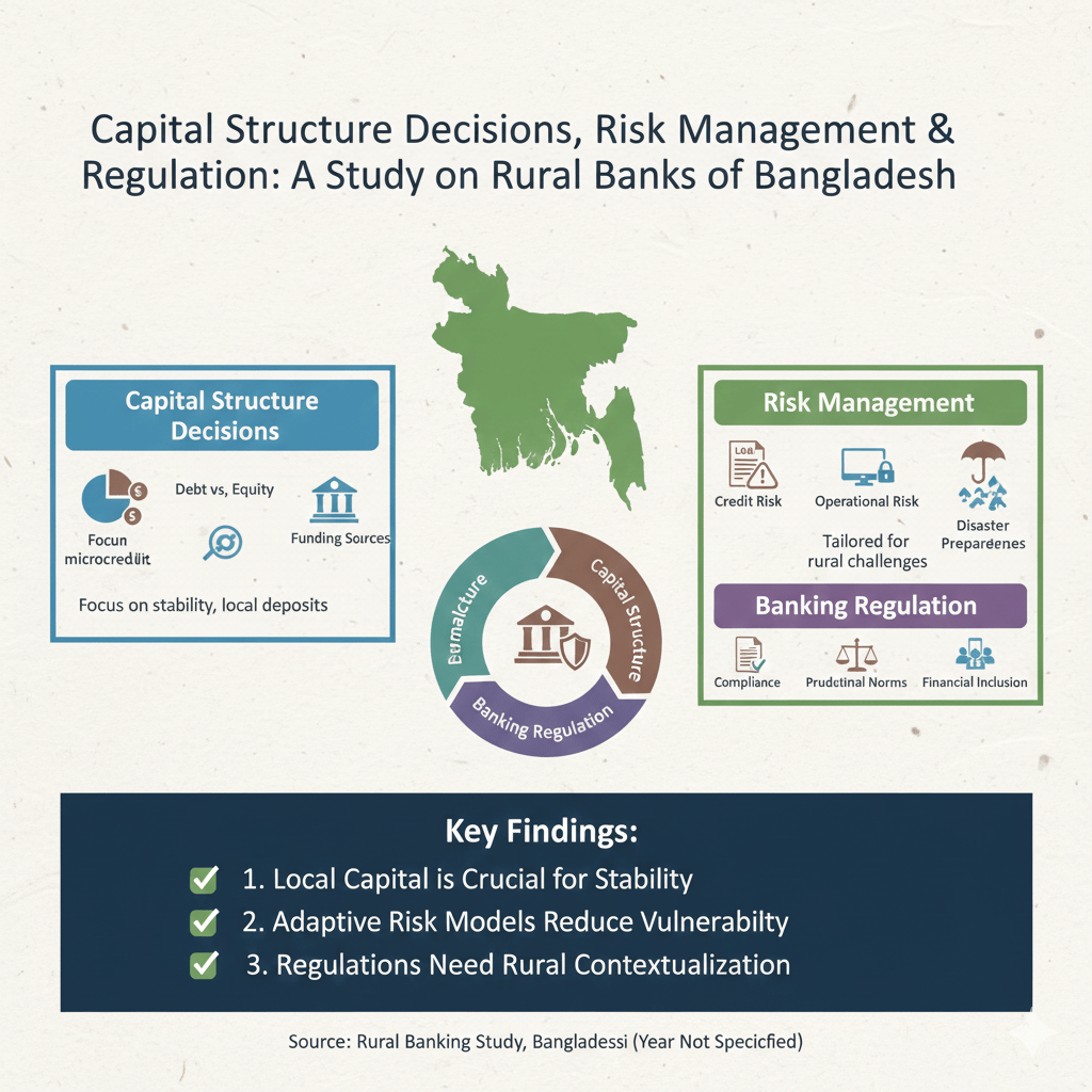 Capital Structure Decisions, Risk Management and Banking Regulation of Bangladesh: A Study on Rural Areas image