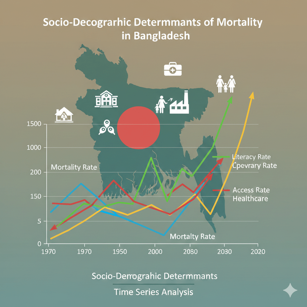 Socio-Demographic Determinants of Mortality in Bangladesh: A Time Series Analysis image
