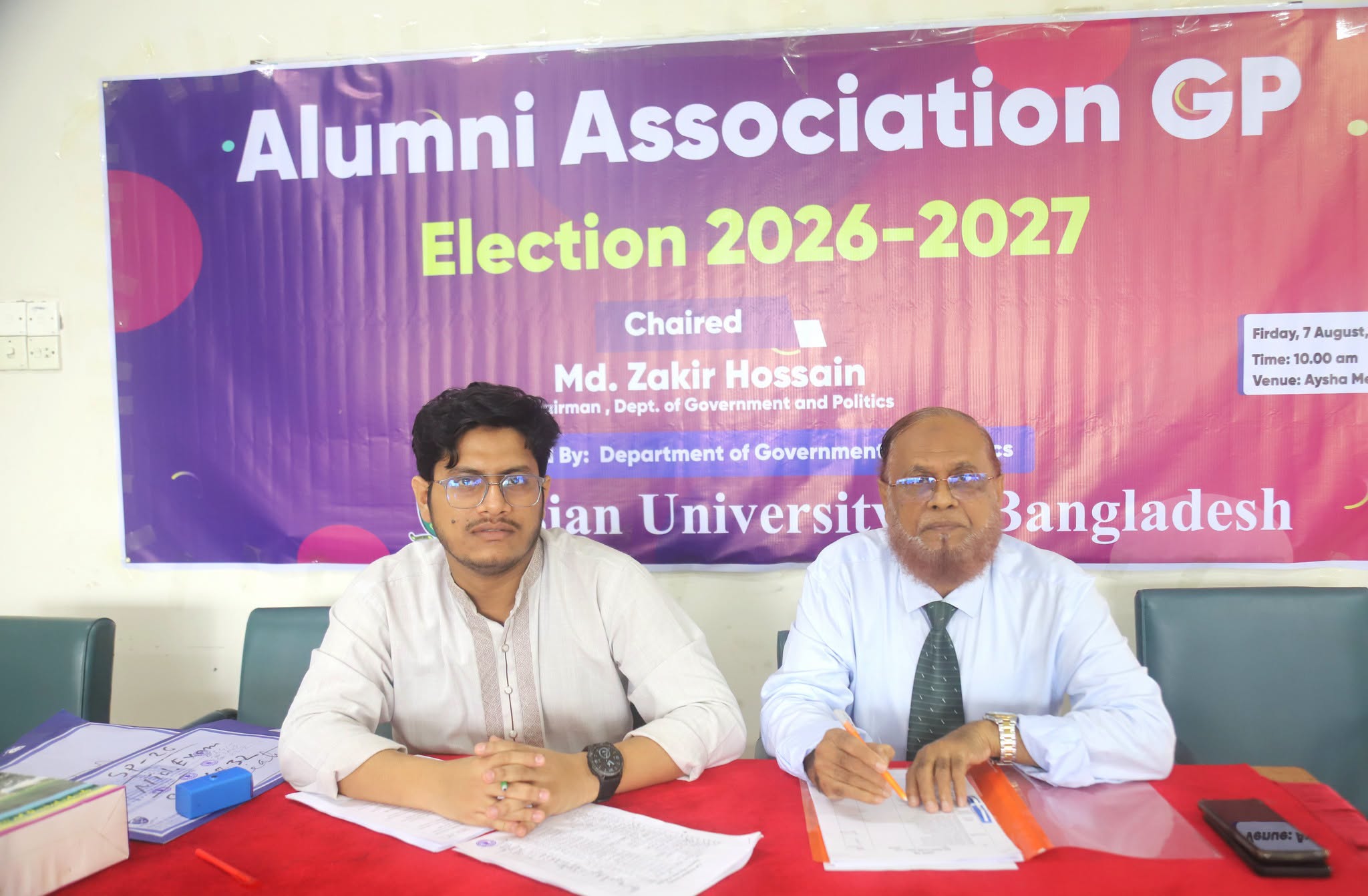 Alumni Association GP Election 1